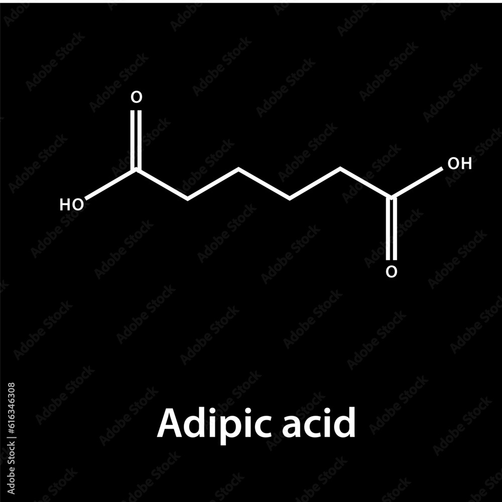 Fototapeta premium Chemical structure icon vector flat style
