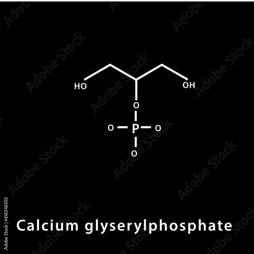 Chemical structure icon vector flat style
