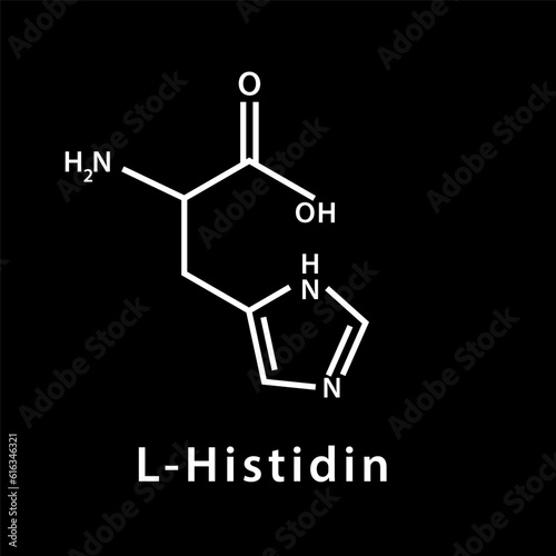 Chemical structure icon vector flat style