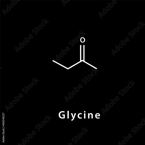 Chemical structure icon vector flat style
