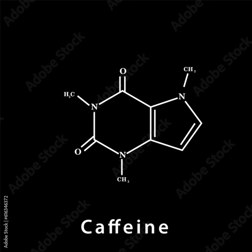 Chemical structure icon vector flat style