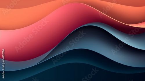 Blurred fluid colors background, abstract waves lines, mixing colours with light effects on light backdrop