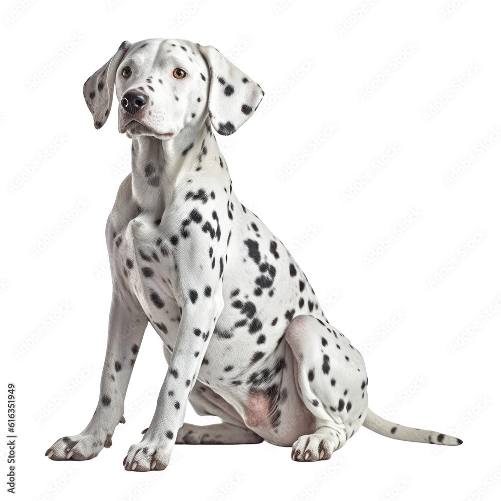 great dane puppy isolated on transparent background cutout