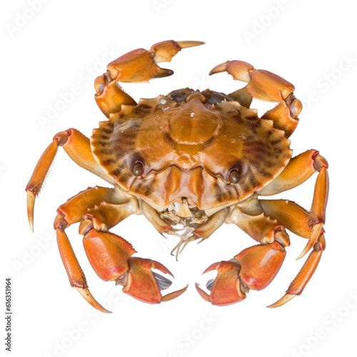 crab isolated on transparent background cutout
