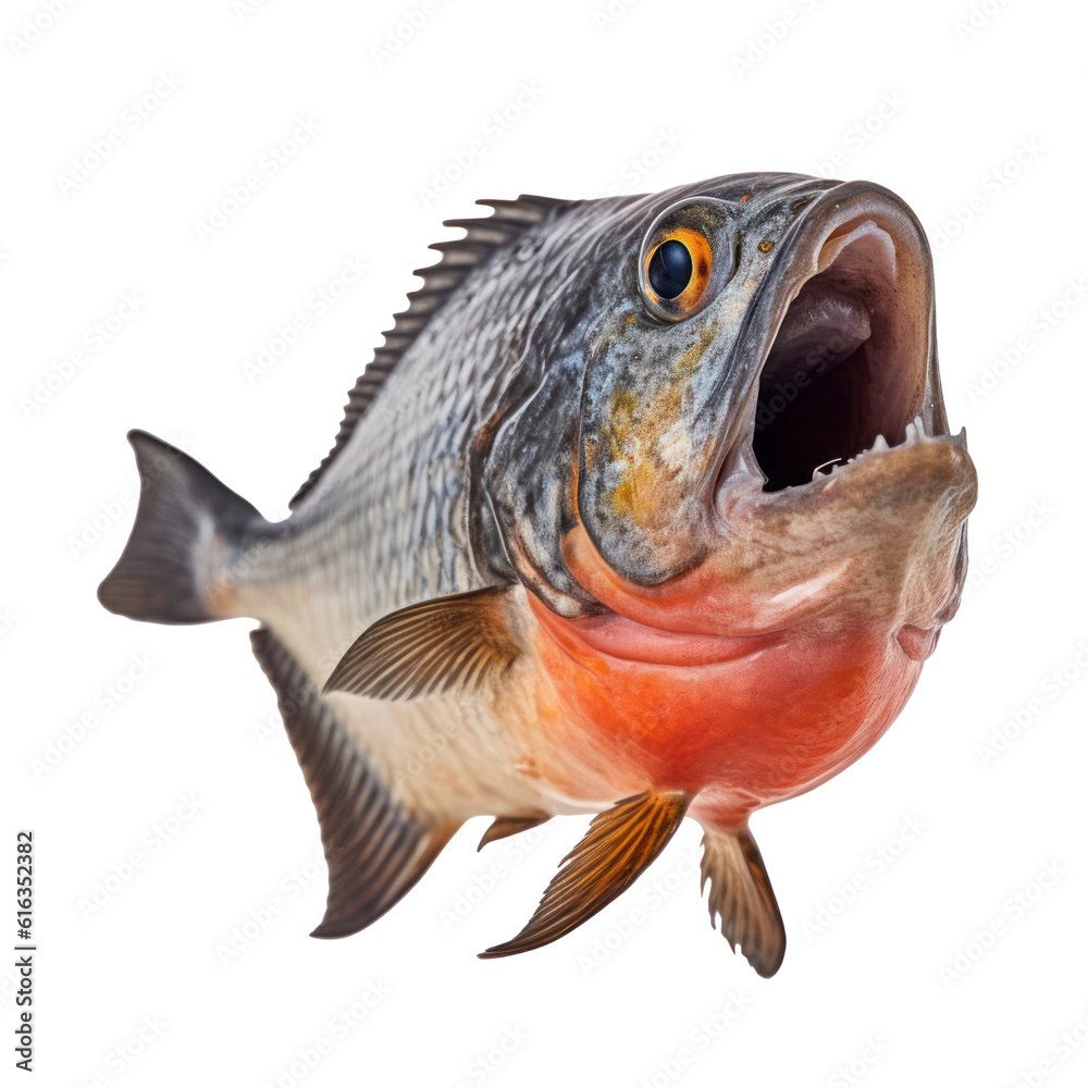 fish isolated on transparent background cutout