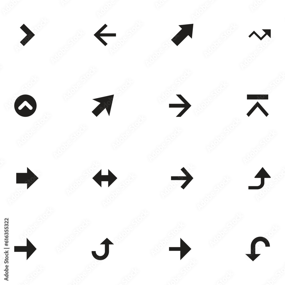 Mini Arrows Vector Icon