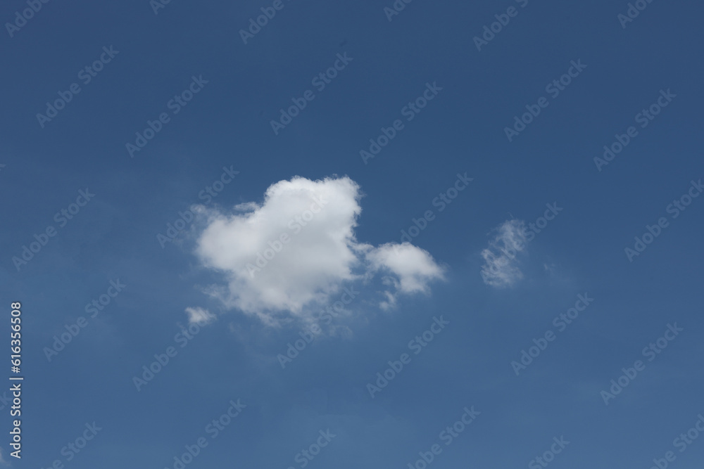 Cloud on blue sky background Cloud on blue sky background