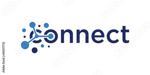 logo design connection vector inspiration