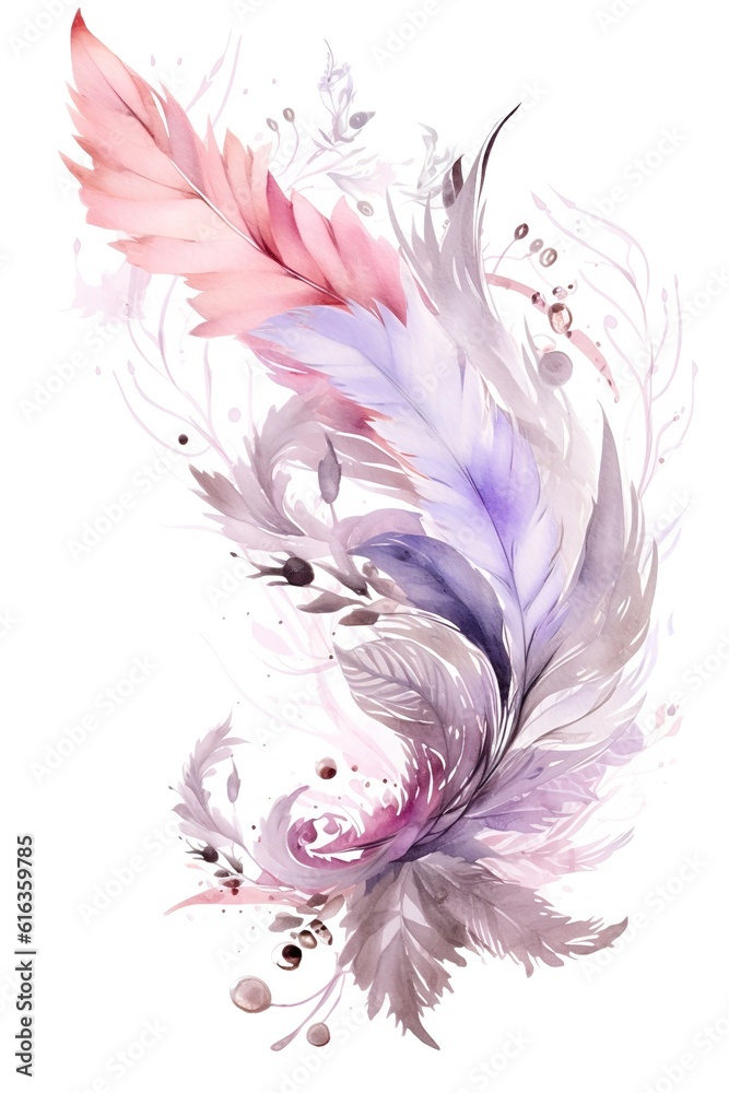 Blush pink and lilac bubbles forming a border frame Blush pink and lilac bubbles forming a border frame