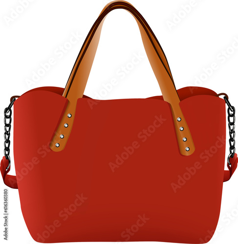 fashionable women's handbag with an original design