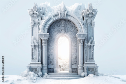 elaborate open door into a magical world