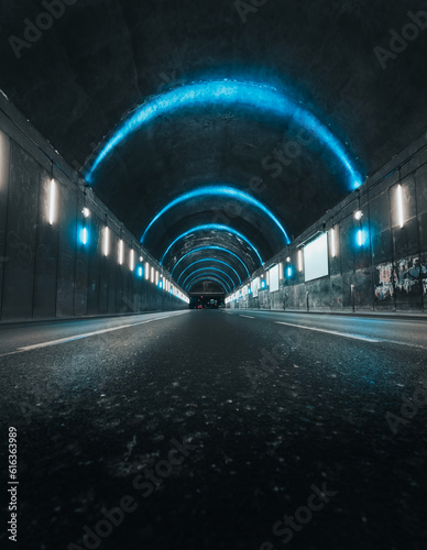Tunnel in der Stadt Essen