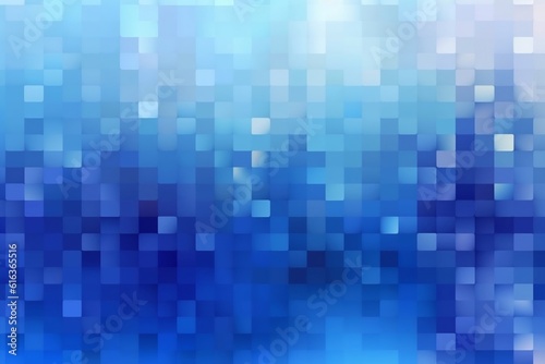 Pixelated Dreams Abstract Blue Gradient Texture Background. AI