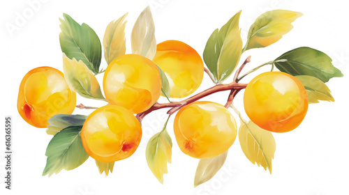 Mirabelle in Watercolor with Generative AI
