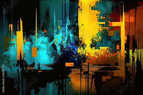 Generative AI illustration ...