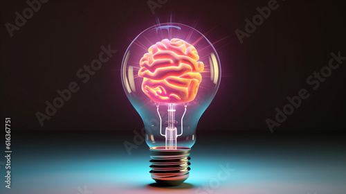Brain in a Light Bulb, Inspiring Bright Ideas, Illuminate the Mind
