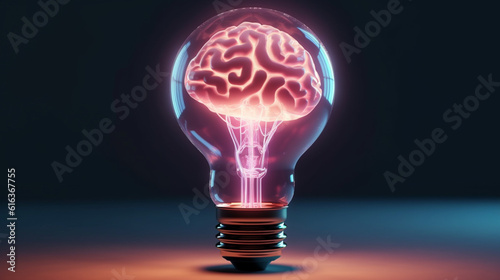Brain in a Light Bulb, Inspiring Bright Ideas, Illuminate the Mind