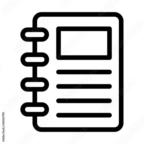 Notebook Icon Design