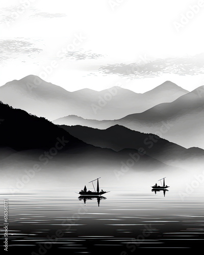 Generative AI illustration ...