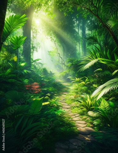 tropical forest © Piyaporn
