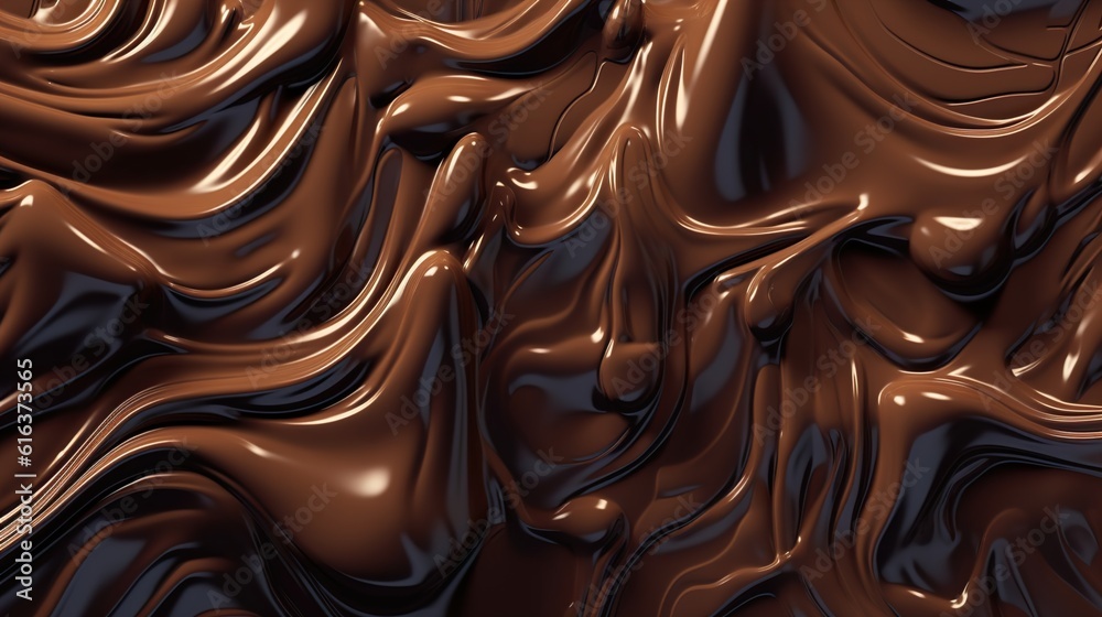 chocolate background created with Generative AI chocolate background created with Generative AI