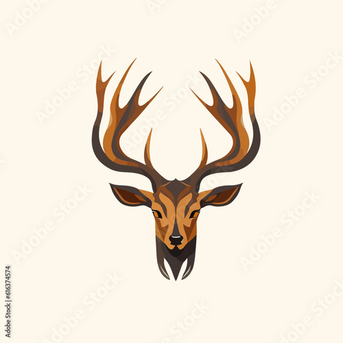 Exquisite Deer Hunter Logo Vector Illustration