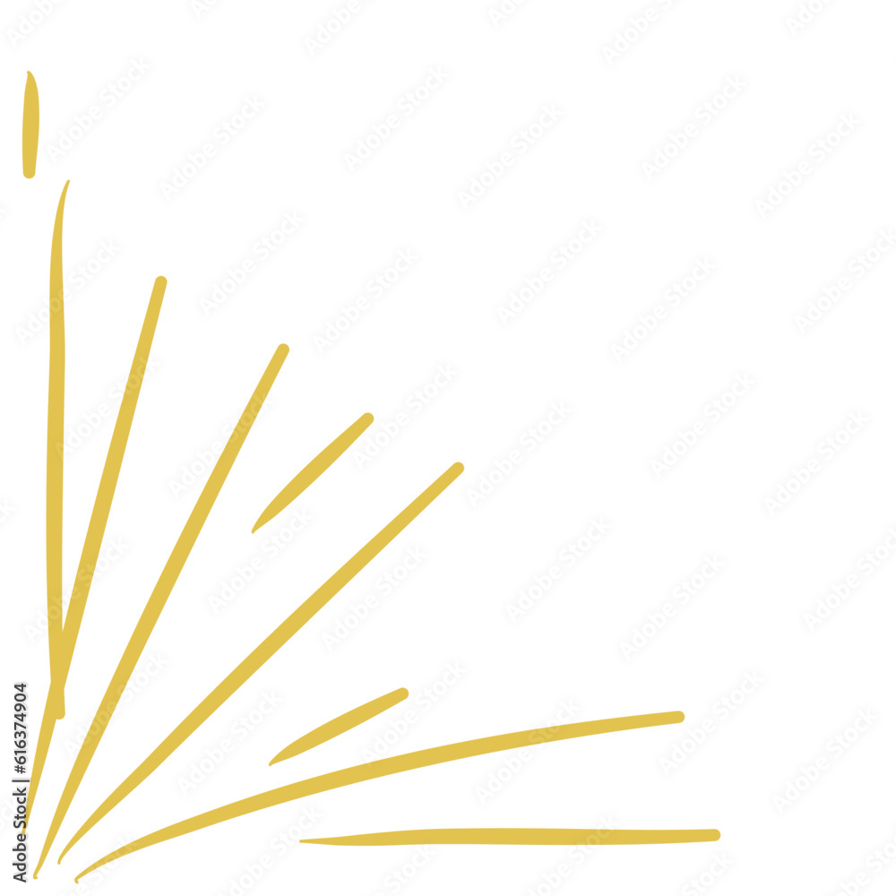Gold Corner Foliage Leaf Decoration Gold Corner Foliage Leaf Decoration
