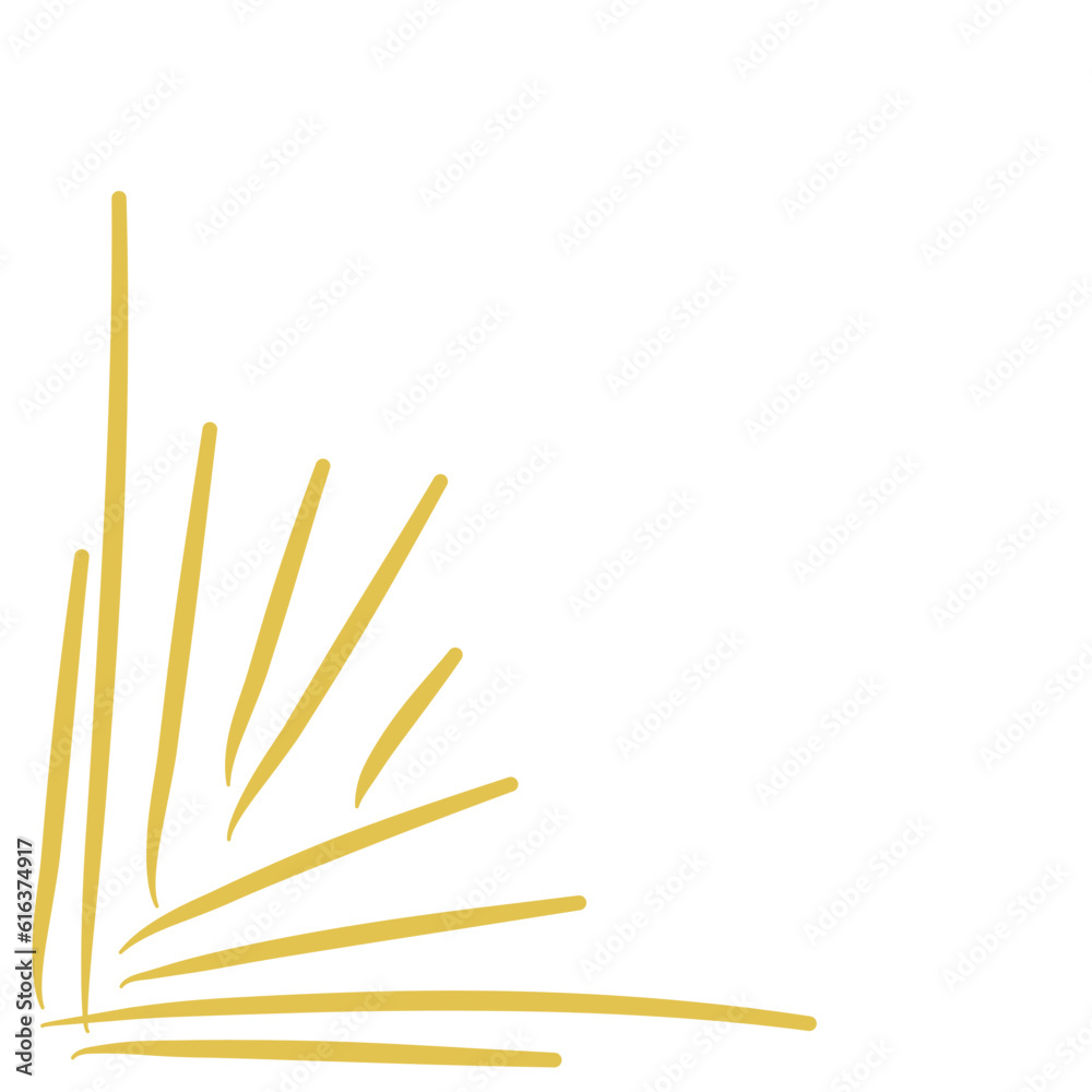 Gold Corner Foliage Leaf Decoration Gold Corner Foliage Leaf Decoration