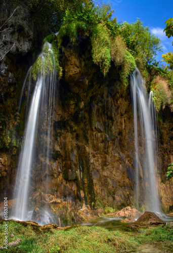 Twin Falls of Plitvice Lakes National Park - Croatia