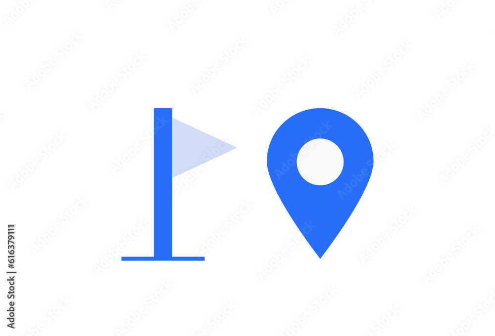 Isolated Geometric signpost illustration in flat style design. Vector illustration and icon. Isolated Geometric signpost illustration in flat style design. Vector illustration and icon.