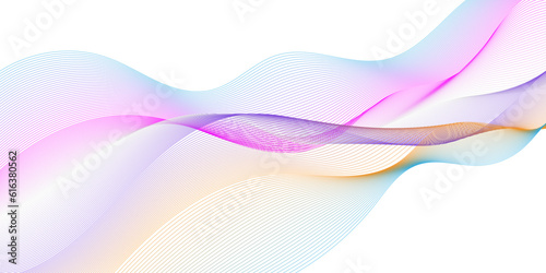 Simple Abstract flowing wave lines. Design element for technology  science  modern concept.vector eps 10