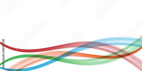 Simple Abstract flowing wave lines. Design element for technology  science  modern concept.vector eps 10