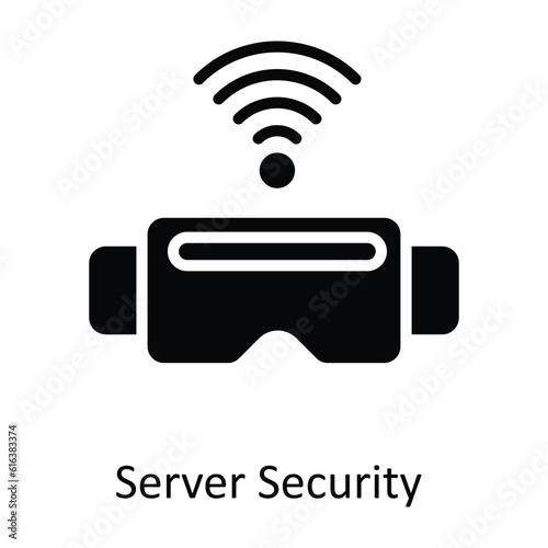 Virtual reality glasses Vector   solid Icon Design illustration. Multimedia Symbol on White background EPS 10 File