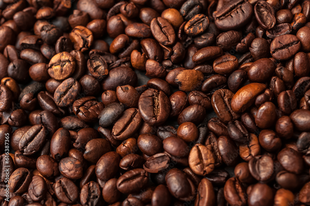 Kaffeebohnen als Textur isoliert Kaffeebohnen als Textur isoliert
