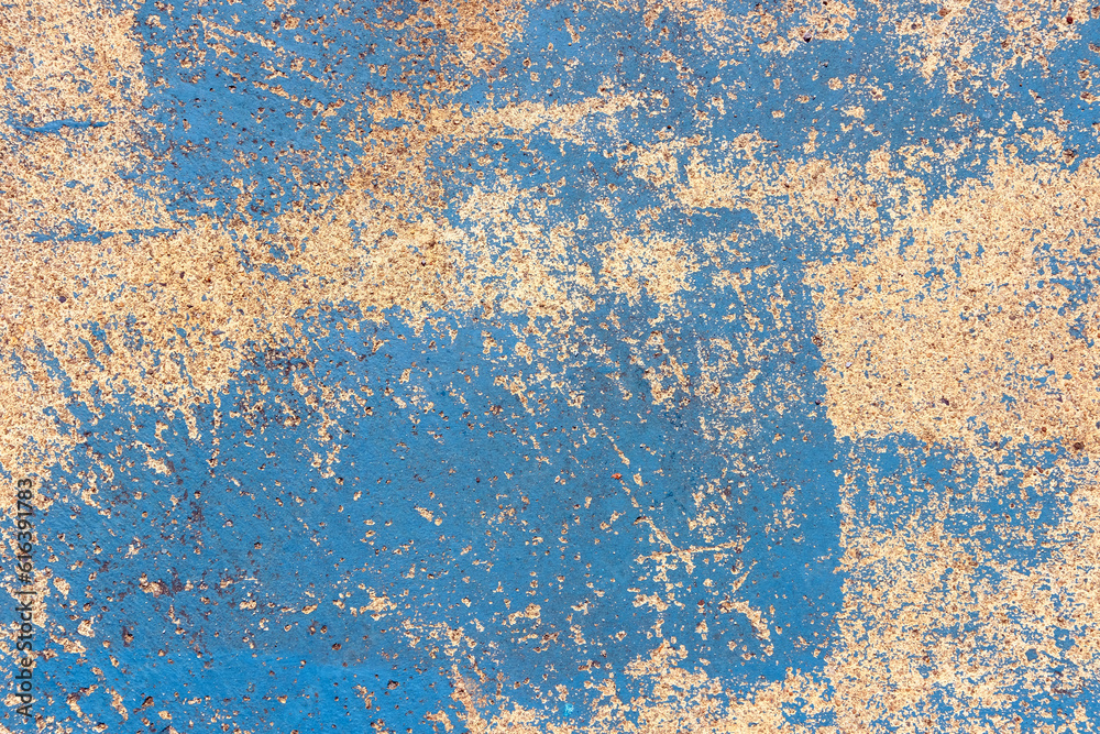 Fototapeta premium blue painted wall