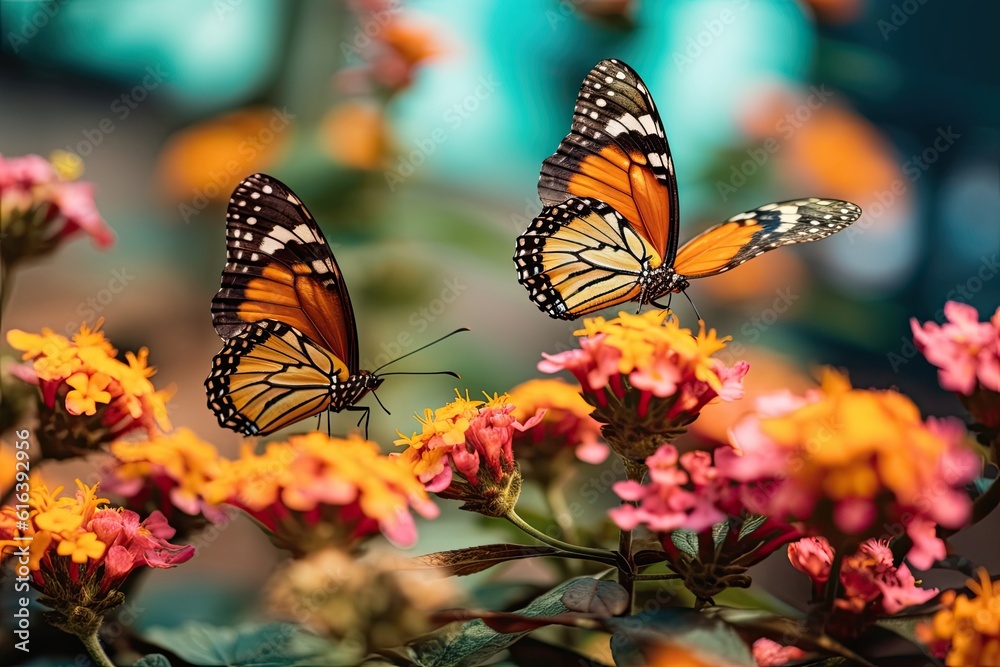 Fototapeta premium Winged Beauties Avian Delights