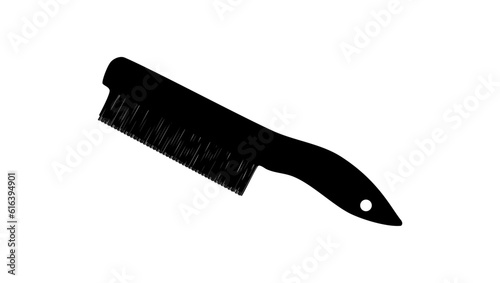 Steel Hand Wire Brush silhouette
