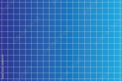 Grid on a blue background. Gradient blue grid background vector.