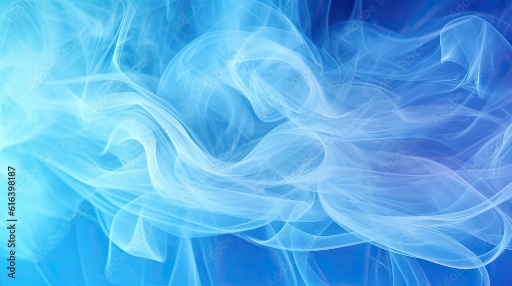 Seamless white smoke on plain background. Generative AI. Seamless white smoke on plain background. Generative AI.