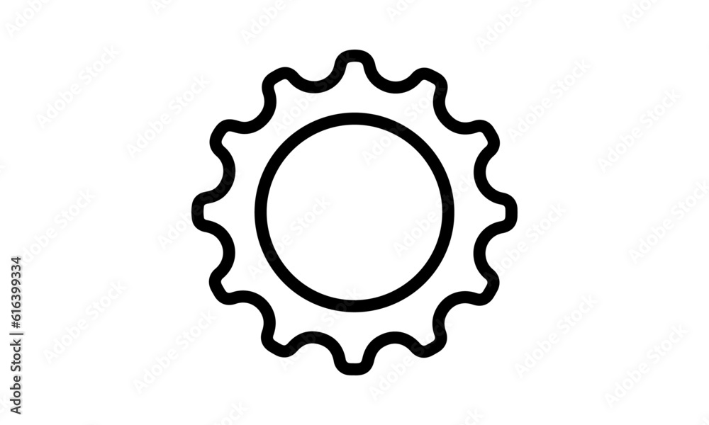 Gear vector logo icon template. Machine, progress, teamwork Gear vector logo icon template. Machine, progress, teamwork