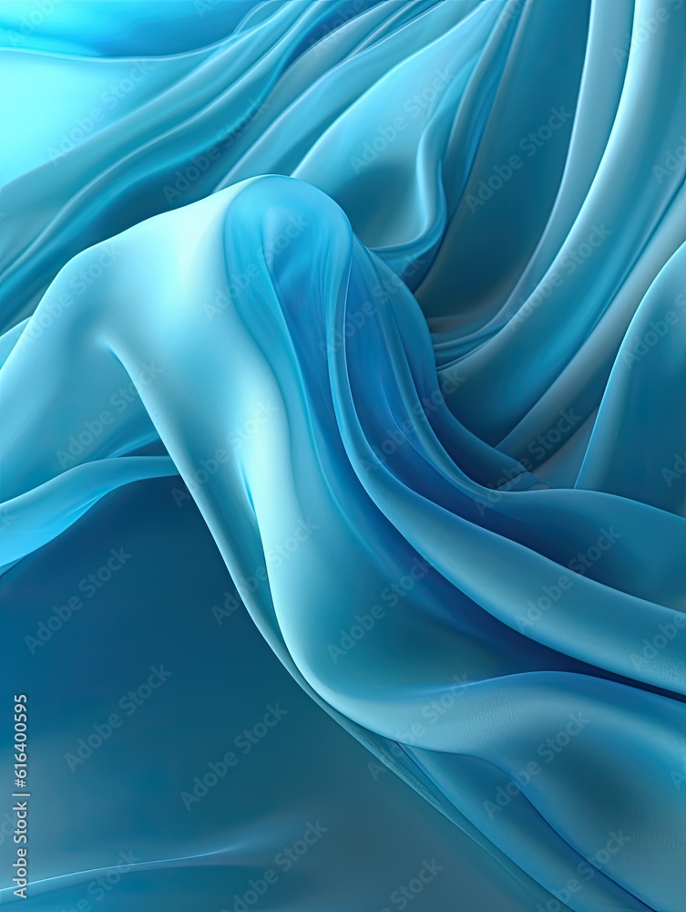 custom made wallpaper toronto digitalElegant silk cloth on plain background. Generative AI