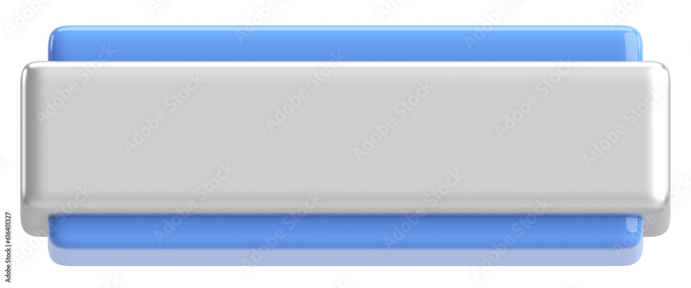 3D button. Empty button. 3D illustration. 3D button. Empty button. 3D illustration.