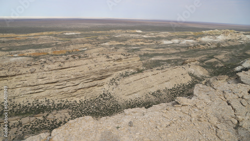 multiple rock formation in uzbekistan