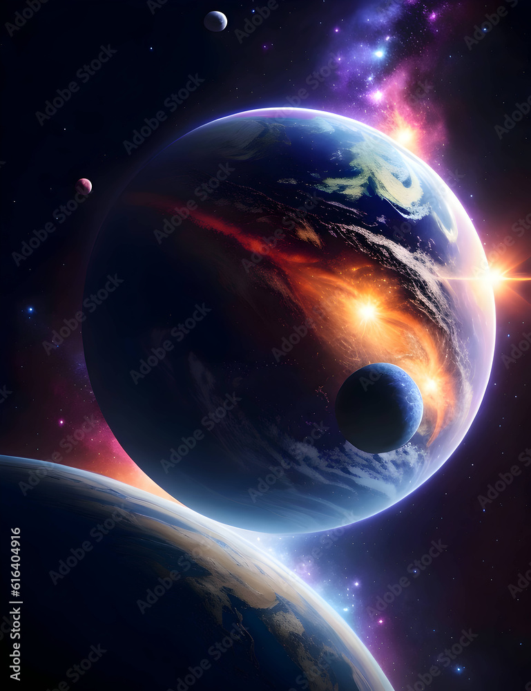 Obraz premium earth in space