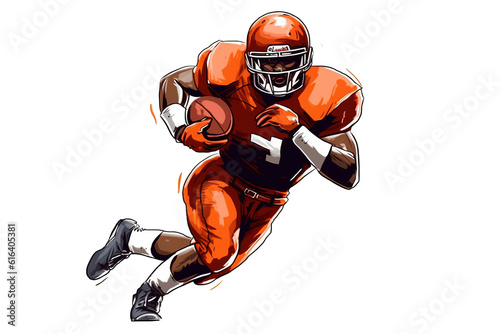 american football player, Generative AI