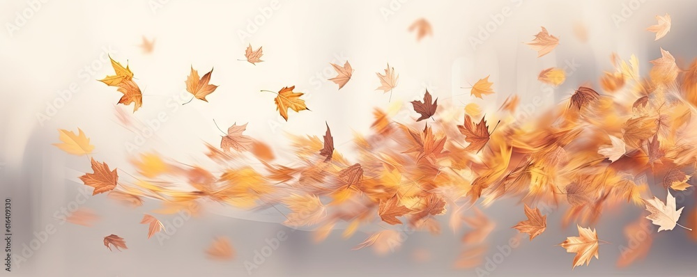 Abstract Background with Autumn Leaves in Rich Orange Generative AI illustrations Abstract Background with Autumn Leaves in Rich Orange Generative AI illustrations