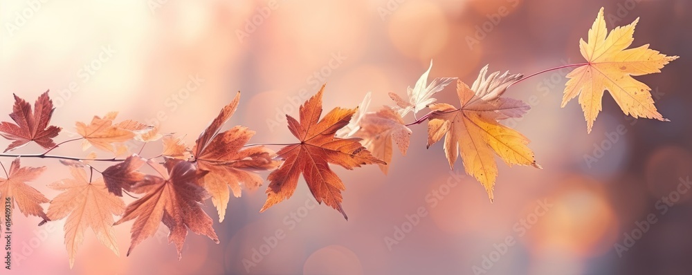 Abstract Background with Autumn Leaves in Rich Orange Generative AI illustrations Abstract Background with Autumn Leaves in Rich Orange Generative AI illustrations