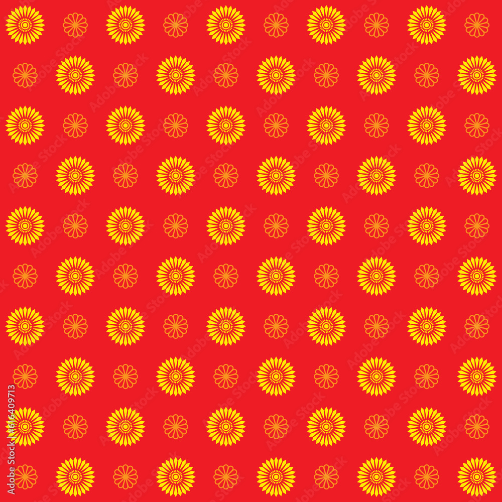 Seamless background with floral pattern for background design and print.