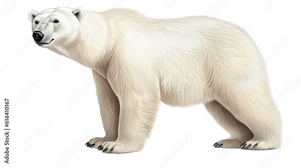 Polar bear isolated on transparent background (PNG) Polar bear isolated on transparent background (PNG)
