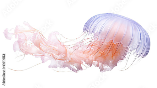 Jellyfish isolated on transparent background (PNG) 